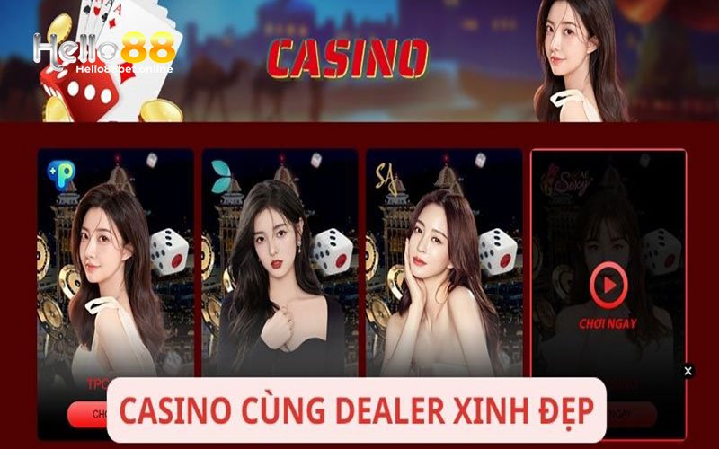 Tìm hiểu về casino evo Hello88